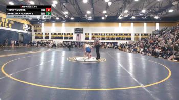 112 lbs Round Of 16 - Trinity Moore, Connellsville vs Angelina Calabrace, Derry Area