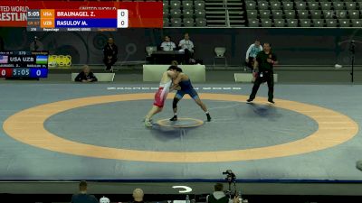87 kg Repechage - Zac Braunagel, USA vs Mukhammadkodir Rasulov, UZB