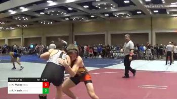 Match - Hunter Males, Rockwall Wrestling vs Aidan Harris, Sanderson Wrestling Academy