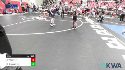 80 lbs Semifinal - Jesse Voss, Skiatook Youth Wrestling vs Reid Claggett, Bristow Youth Wrestling