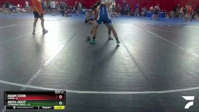 150 lbs Round 2 (4 Team) - Adam Cook, Xavier vs Keith Hout, Cambridge-Isanti