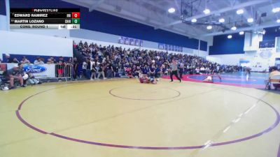 120 lbs Cons. Round 1 - Edward Ramirez, Rancho Mirage vs Martin Lozano, Chino Hills