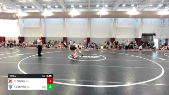 197 lbs Round Of 16 - Travis Fridley, Virginia Military Institute vs Isaac Schmidt, Columbia