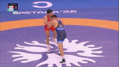 86 kg Repechage #3 - Batbilguun Naadambat, Mongolia vs Bolat Sakayev, Kazakhstan