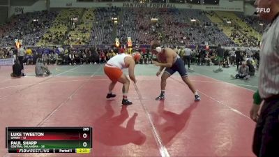 285 lbs Round 1 (16 Team) - Luke Tweeton, UMary vs Paul Sharp, Central Oklahoma