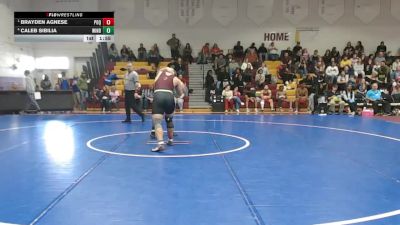215 lbs Semifinal - Brayden Agnese, Poquoson vs Caleb Sibilia, Windsor