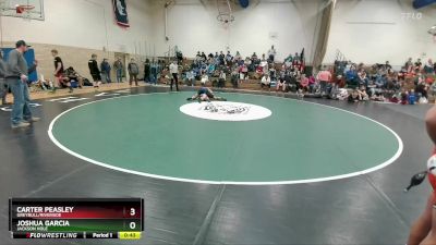 150A Cons. Round 3 - Joshua Garcia, Jackson Hole vs Carter Peasley, Greybull/Riverside