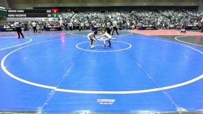 46 lbs Consi Of 16 #2 - Reese King, Crater Mat Club vs King Vicente, Juggernaut Wrestling Club