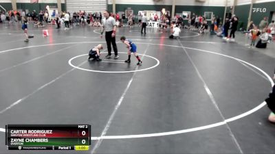 52 lbs Cons. Round 1 - Zayne Chambers, Overton vs Carter Rodriguez, Shelton Wrestling Club