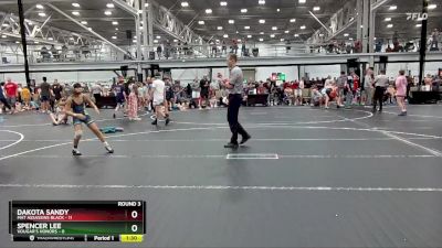 80 lbs Round 3 (4 Team) - Dakota Sandy, Mat Assassins Black vs Spencer Lee, Vougar`s Honors