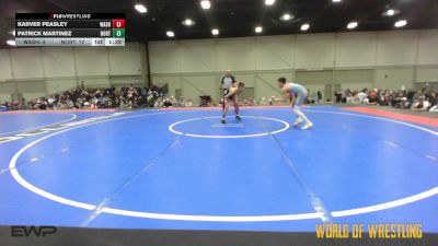 95 lbs Rr Rnd 2 - Karver Peasley, Washington 14U vs Patrick Martinez, Northern Colorado 14U