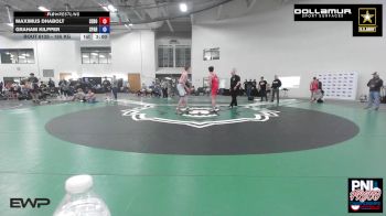 165 kg Quarterfinal - Maximus Dhabolt, Sebolt Wrestling Academy vs Graham Kilpper, Spartan Mat Club