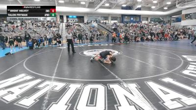 88 lbs Cons. Sub-quarters - Brent Helvey, Suples Wrestling Club vs Talon Fryman, All-Phase Wrestling Club