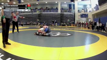 120 lbs Cons. Semi - Ethan Saneholtz, Napoleon vs Kaliber Brubaker, Findlay