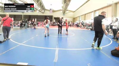 122 lbs Rr Rnd 2 - Noli Guzman, Sassie Lassies FIWC vs Zsofia Quiles, CT Whale Orca