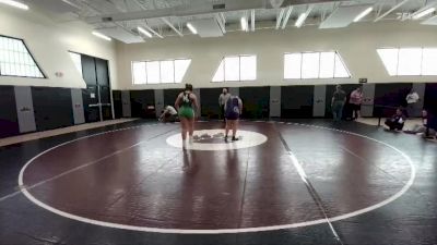 190 lbs Champ. Round 2 - Olivia Tanner, Pinedale vs Silvia Cretarola, Glenrock