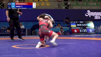 61 kg 1/4 Final - Anhelina Bondarenko, Ukraine vs Zhaidar Mukat, Kazakhstan