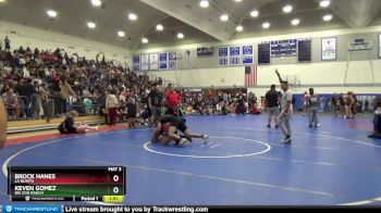 160 lbs Champ. Round 2 - Brock Hanes, La Quinta vs Keven Gomez, Big Dog Ranch