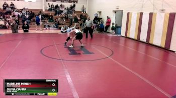 114 lbs Semifinal - Madeline Mench, Mica Mountain vs Olivia Ciampa, Palo Verde
