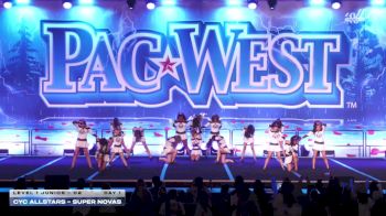 CYC Allstars - Super Novas [2026 L1 Junior - D2 Day 1] 2026 PacWest Grand Nationals