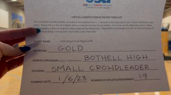 Bothell High School [Crowdleader] 2023 USA Virtual Spirit Regional II