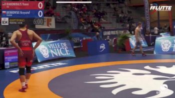 65 kg Quarterfinal - Yianni Diakomihalis, USA vs Krzysztof Bienkowski, Poland