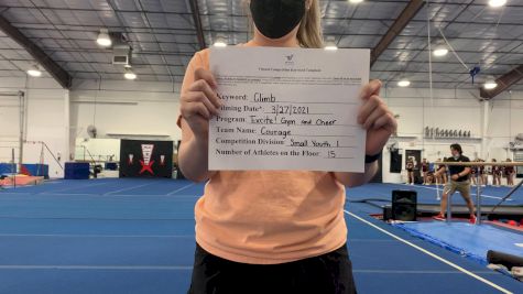 Excite Gym and Cheer - Courage [L1 Youth - Small] 2021 The Regional Summit Virtual Championships