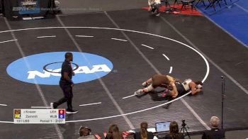 131 lb Quarterfinal, Aubre Krazer, Lehigh vs Cassia Zammit, Presbyterian