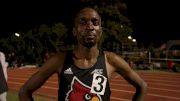 Geoffrey Kirwa After Running No. 3 All-Time Steeple
