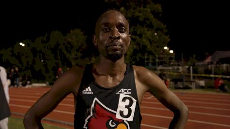Geoffrey Kirwa After Running No. 3 All-Time Steeple