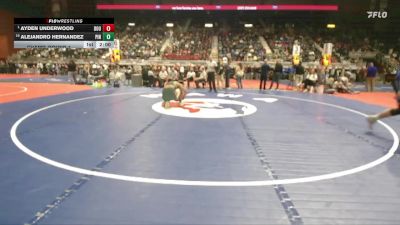 3A-215 lbs Champ. Round 1 - Ayden Underwood, Douglas vs Alejandro Hernandez, Pinedale