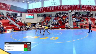 145 lbs Semifinal - Victor Bonus, McGuffey vs Jeremiah Gess, Derry