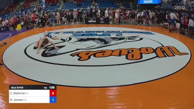 106 lbs Cons 64 #2 - Charlie Boelman, IA vs Brody Jensen, NE