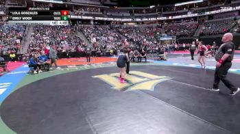 G105-5A Champ. Round 1 - Emily Moen, Thornton High School Girls vs Lola Gonzales, Chatfield Girls