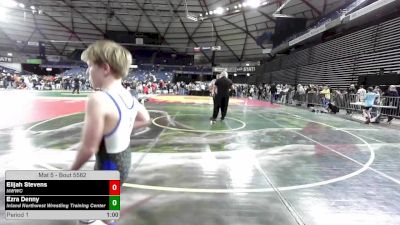 84 lbs 7th Place Match - Elijah Stevens, NWWC vs Ezra Denny, Inland Northwest Wrestling Training Center