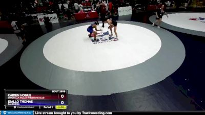 152 lbs Cons. Round 4 - Caiden Hogue, Coachella Valley Wrestling Club vs Diallo Thomas, California