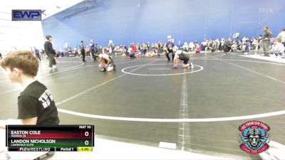 96 lbs Cons. Round 2 - Landon Nicholson, Lawrence Elite vs Easton Cole, Marion Jr