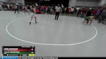 140 lbs Champ. Round 1 - Myles Handsaker, Iowa vs John Hanrahan, The Wrestling Academy