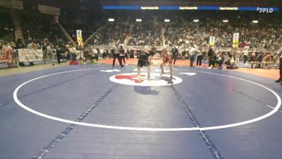4A-132 lbs 5th Place Match - Tyson Kendall, Jackson Hole vs Kaden Kimzey, Central