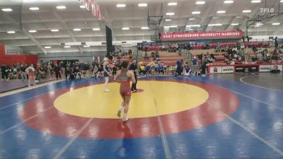 131 lbs Round 1 (12 Team) - Jaden Coppins, Western New England vs Mia Friesen, Brock Univeristy