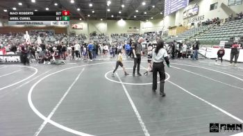72 lbs Quarterfinal - Maci Roberts, Battle Mountain WC vs Ariel Curiel, No Team