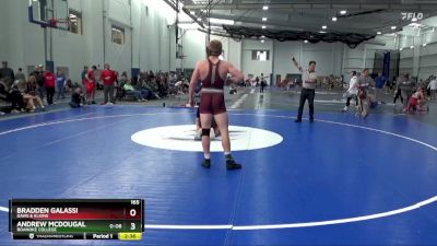 165 lbs Quarterfinal - Bradden Galassi, Davis & Elkins vs Andrew McDougal, Roanoke College