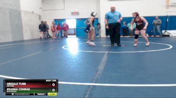 126 lbs Champ. Round 2 - Keanna Conrad, Blackfoot vs Abigale Tubb, Owyhee