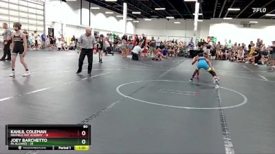 80 lbs Round 4 (6 Team) - Joey Barchetto, PA Alliance vs Kahlil Coleman, Mayfield Mat Academy