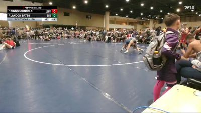 150 lbs Cons. Round 2 - Landon Bates, Dunedin vs Brock Gunnels, Level Up Wrestling Center