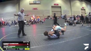 92 lbs Cons. Round 2 - Everett Garretson, Yorkville vs Oliver Lamiman, Algonac Mat Rats