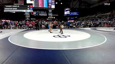 165 lbs Cons. Sub-quarters - Chaney Lewis Jr., PA vs Kingston Sikes, OK