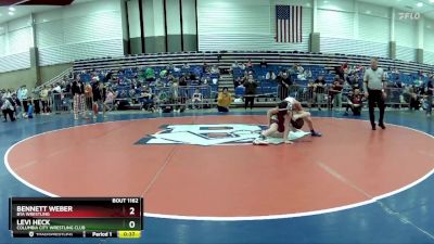 108 lbs Round 3 - Levi Heck, Columbia City Wrestling Club vs Bennett Weber, BYA Wrestling