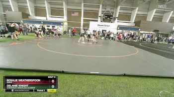 120 lbs Round 1 - Delanie Knight, Sanderson Wrestling Academy vs Rosalie Weatherspoon, Idaho