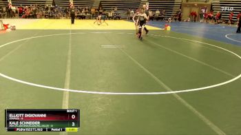 85 lbs Semis (4 Team) - Kale Schneider, PEM (Plainview/Elgin/Millville) vs Elliott DiGiovanni, Staples